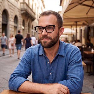 MaxMara MM 5070 001 Black Eyeglasses Men — lifestyle wear, everyday errands and city walking