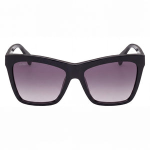 MaxMara Mm0008 Logo2 Cat Eye Sunglasses Unisex — front view, Plastic frame