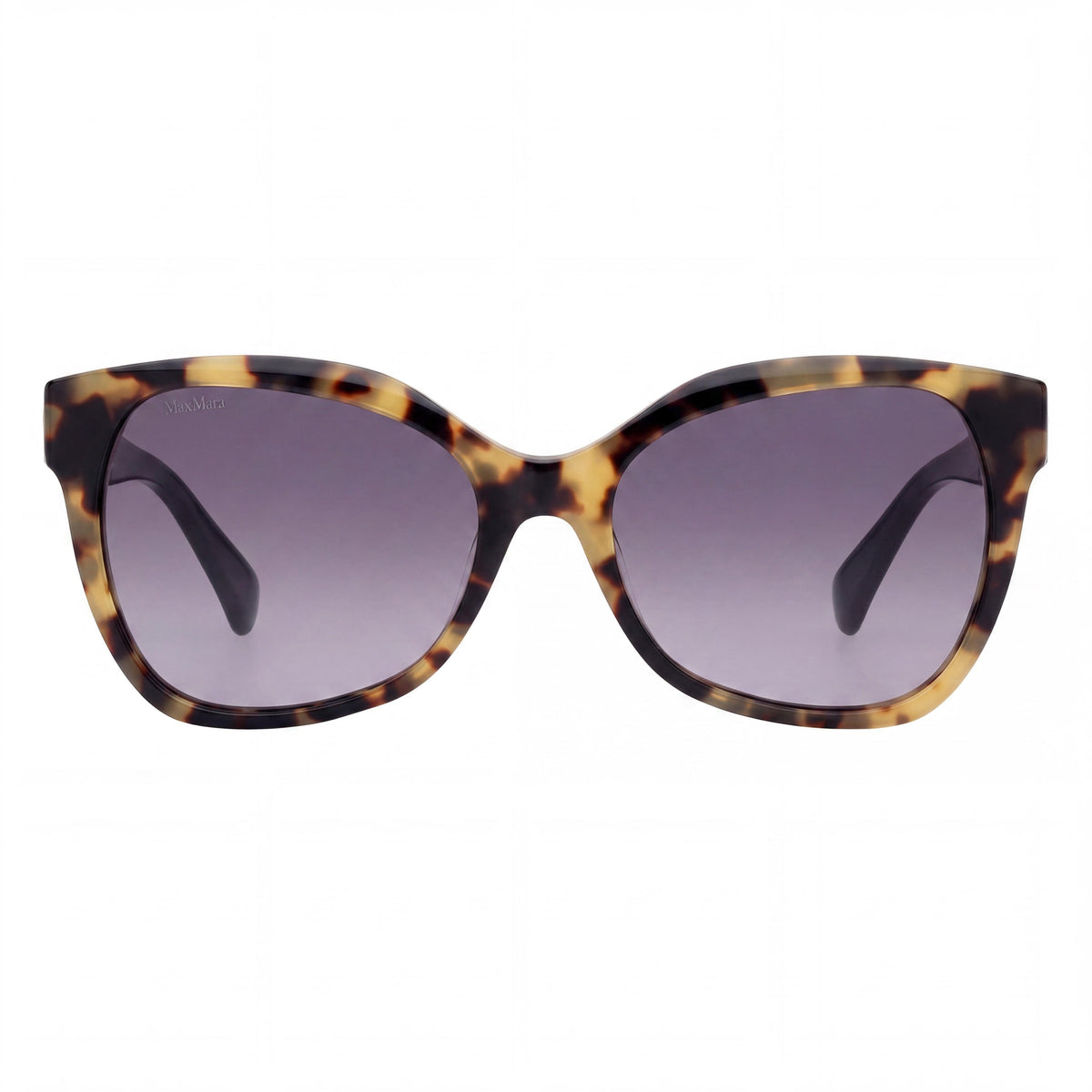 MaxMara MM0014 Havana Rectangle Eyeglasses for Women, Acetate 56mm, Photo 2