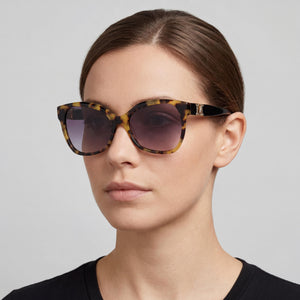 MaxMara MM0014 Rectangle Eyeglasses for Women — interior view, Acetate frame detail