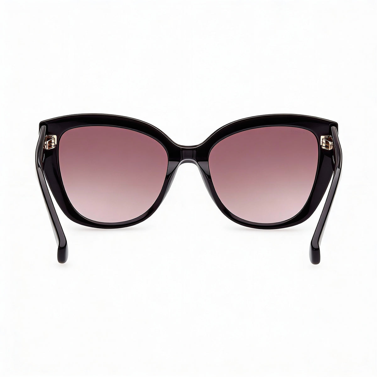 Gafas de sol MaxMara MM0040 negras brillantes tipo pantalla para mujer, 54mm, Photo 4
