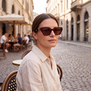 MaxMara MM0057 Havana Sunglasses Women — outdoor wear, Brown Non-Polarized lens
