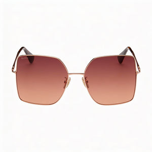 MaxMara MM0062-H Square Sunglasses for Women — front view, Metal frame