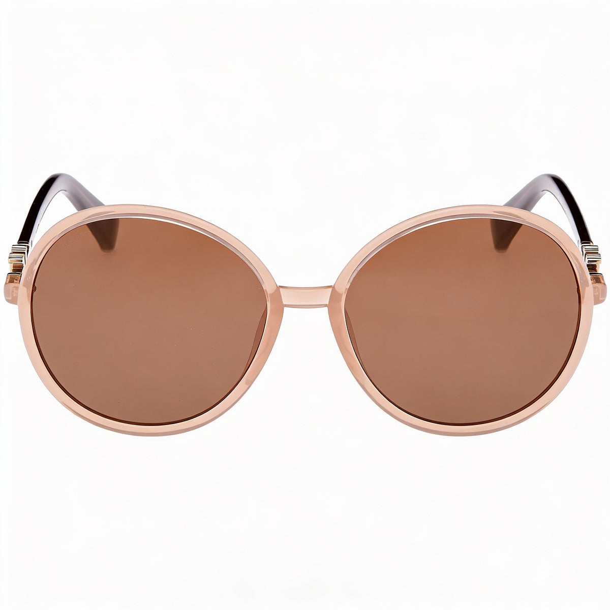 MaxMara MM0065 Beige Round Sunglasses for Women, 58mm, Photo 2