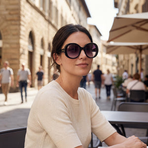 MaxMara MM0074 RENE Black Sunglasses Women — lifestyle wear, everyday sun coverage