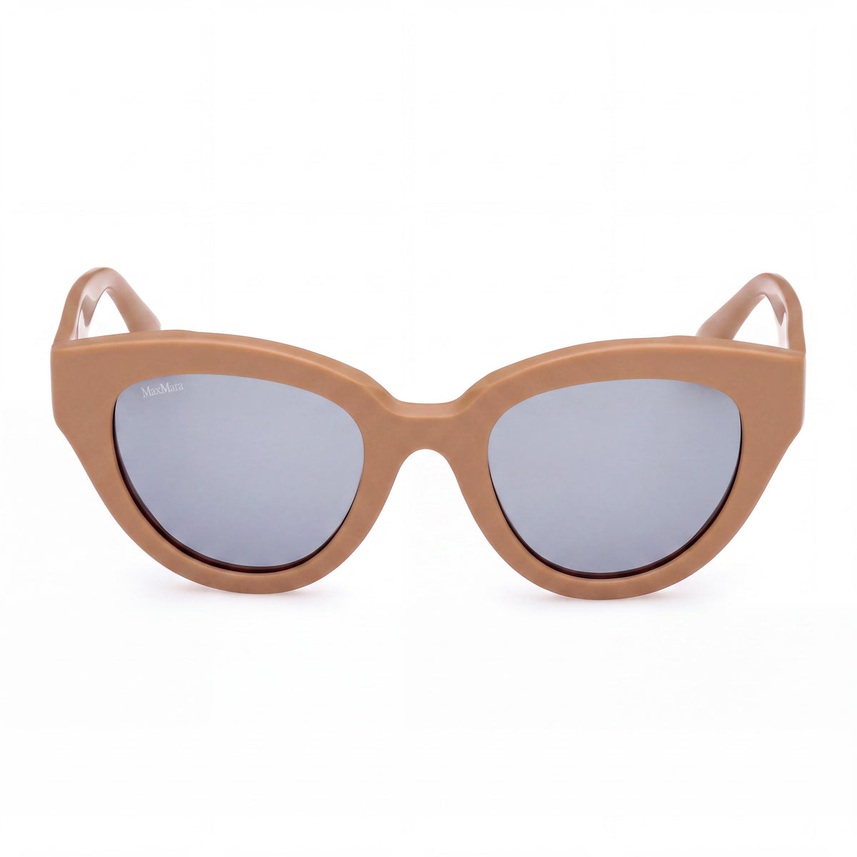Gafas de sol para mujer MaxMara Mm0077 estilo ojo de gato en color marrón claro mate, Photo 2