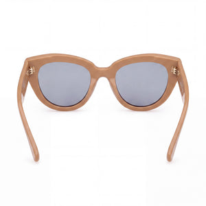 MaxMara Mm0077 Cat Eye Sunglasses for Women — interior view, Clear Demo lens detail