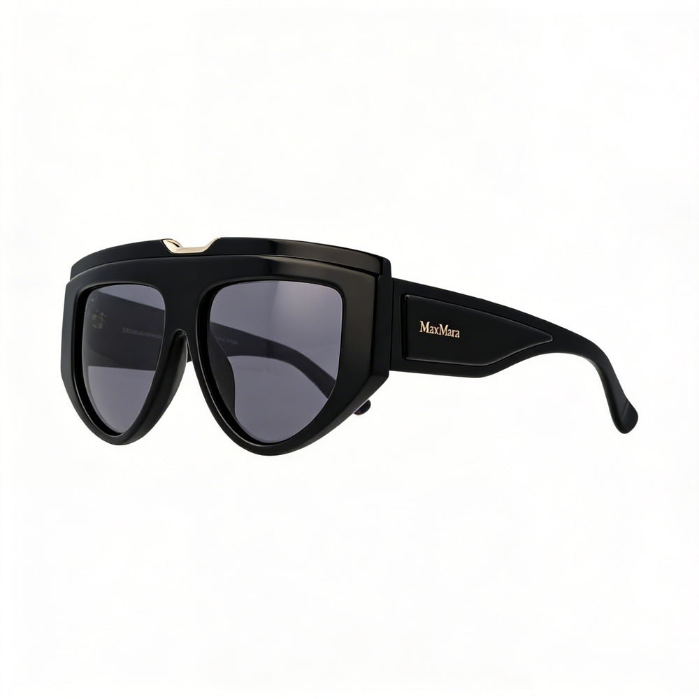 MaxMara Mm0083 Rectangle Sunglasses for Men — front view, Acetate frame