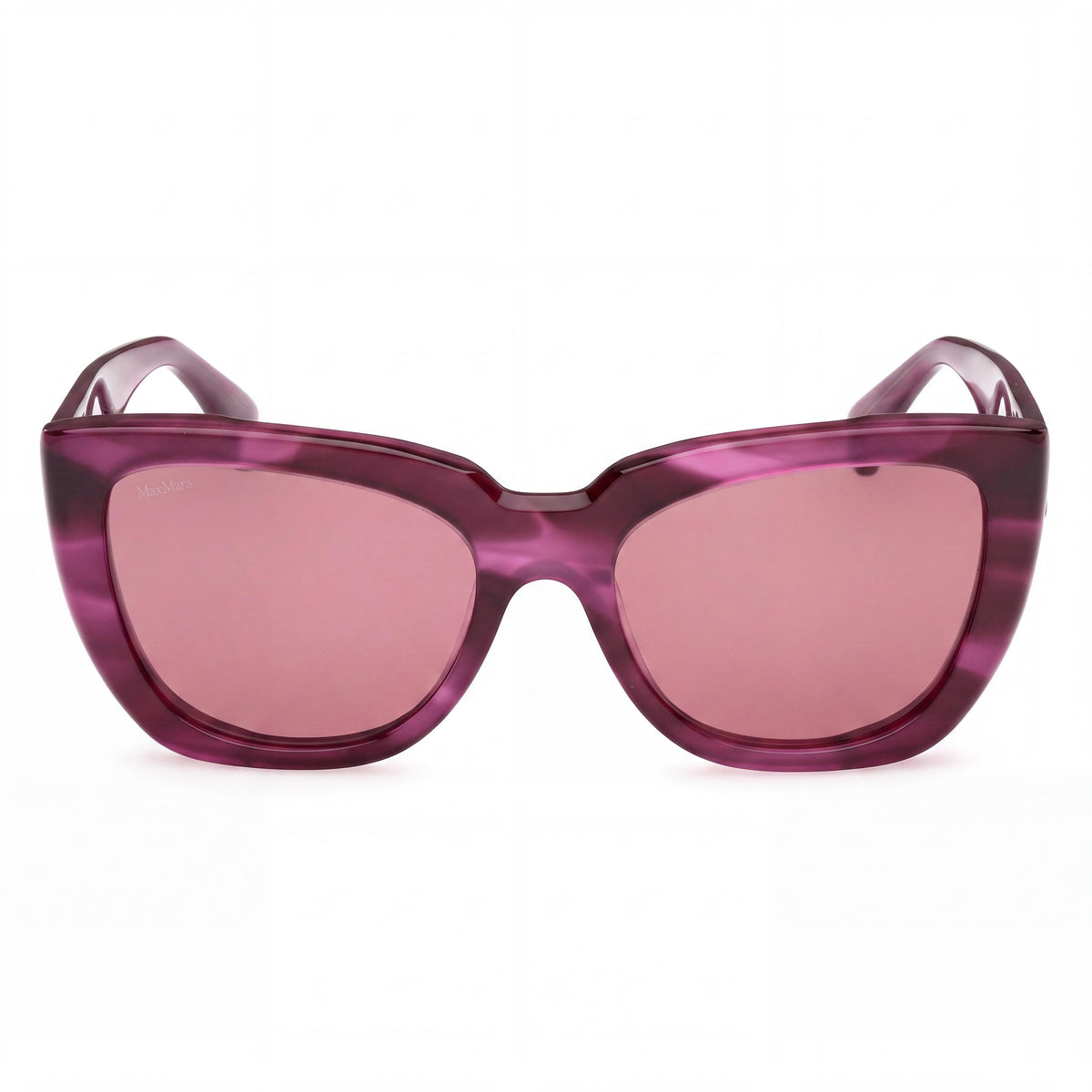 Gafas de sol MaxMara Mm0090 tipo ojo de gato para mujer, color violeta/rayado, 54 mm, Photo 2