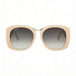 MaxMara Mm0092 Rectangle Sunglasses Unisex — front view, Acetate frame