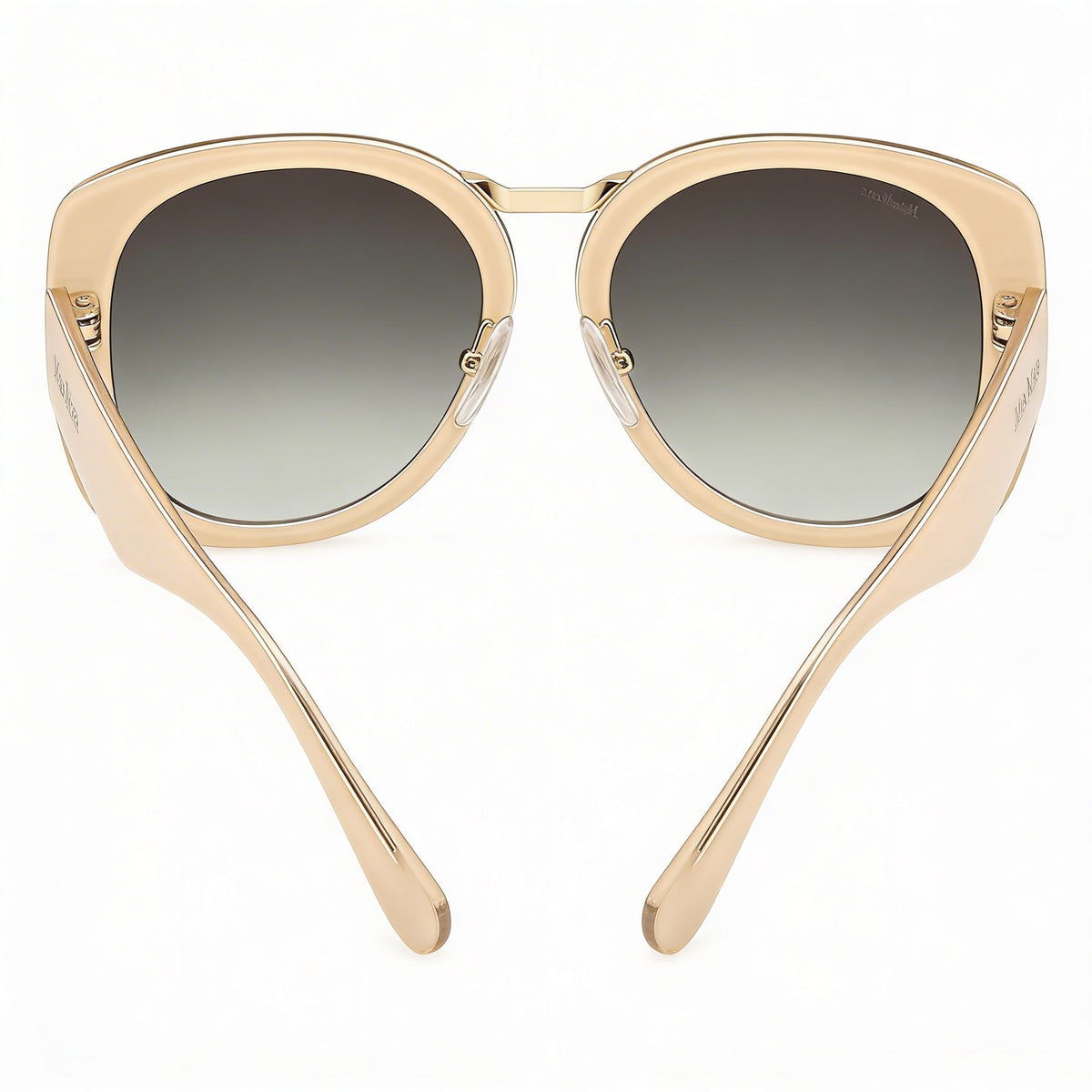 Gafas de sol rectangulares unisex MaxMara Mm0092 en color beige, 55 mm, Photo 4