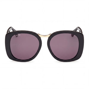 MaxMara Mm0092 Round Sunglasses Unisex — front view, Acetate frame