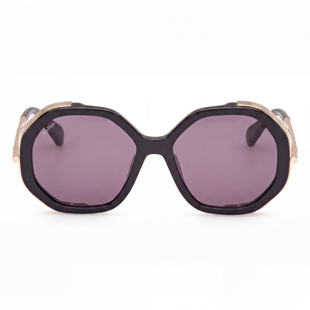 MaxMara MM0094 Oval Sunglasses for Women — front view, Acetate frame