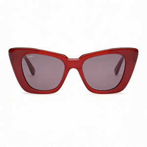 MaxMara Mm0099 Rectangle Sunglasses for Women — front view, Acetate frame