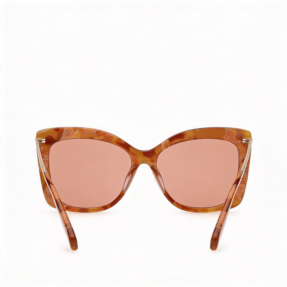 MaxMara Mm0101 Square Sunglasses Women — side view, Non-Polarized lens