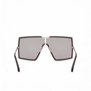 MaxMara MM0117 Square Sunglasses Women — side view, Smoke lens 69mm