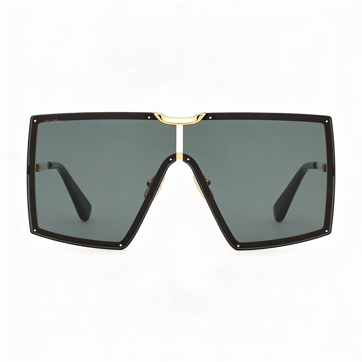 Gafas de sol de aviador MaxMara Mm0117 Deep Gold brillante para mujer, 69mm, Photo 2