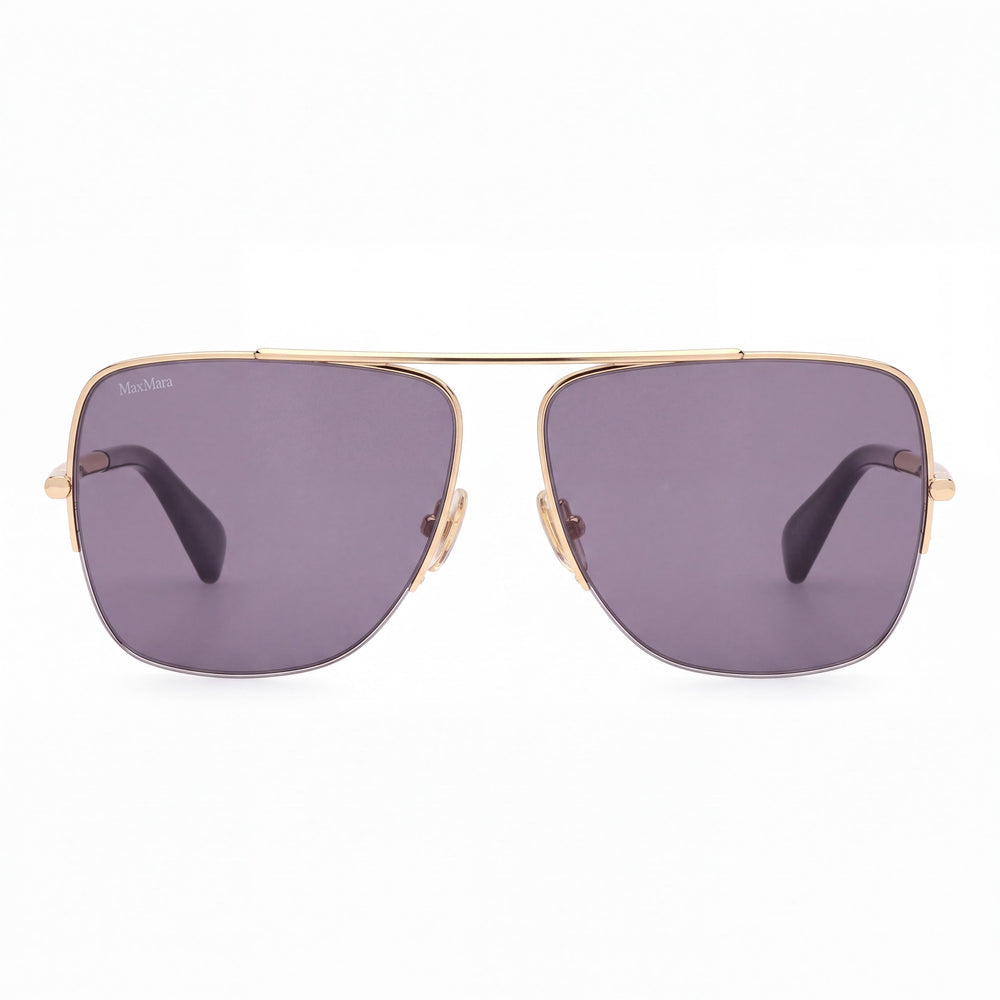 MaxMara Mm0121 Rectangle Sunglasses for Women — front view, Acetate frame