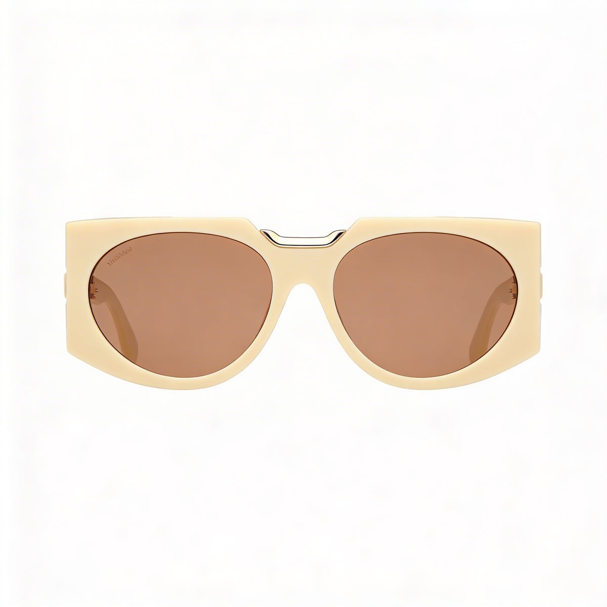 Gafas de sol ovaladas para mujer MaxMara MM0123 blancas, 59mm, Photo 2