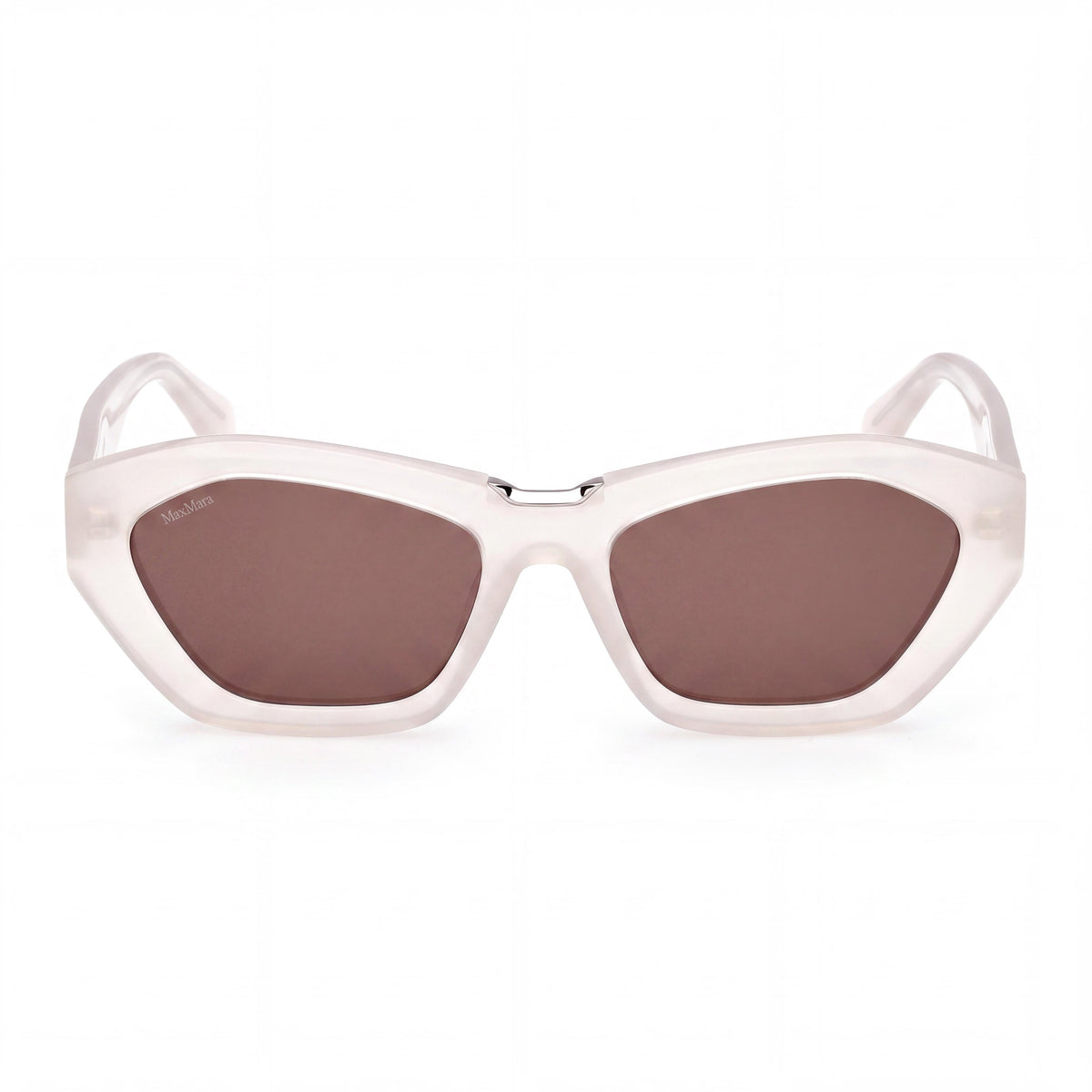 MaxMara Mm0169 Shiny Ivory Shield Sunglasses for Women, 54mm, Photo 2
