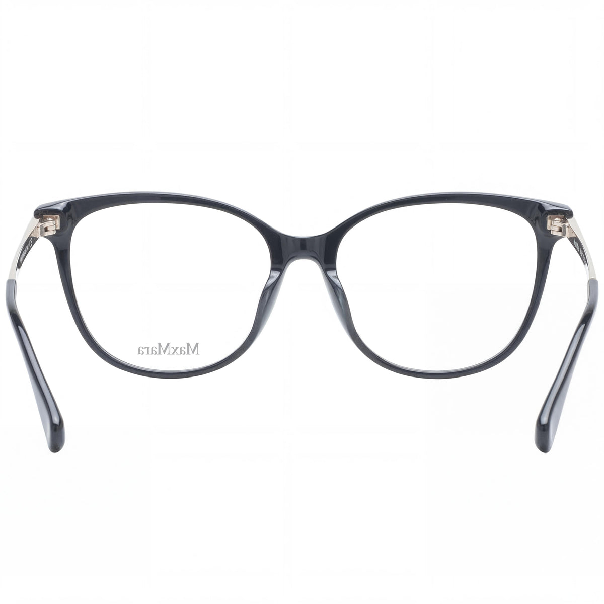 MaxMara Mm5008-f Shiny Black Oval Eyeglasses for Women, Photo 2