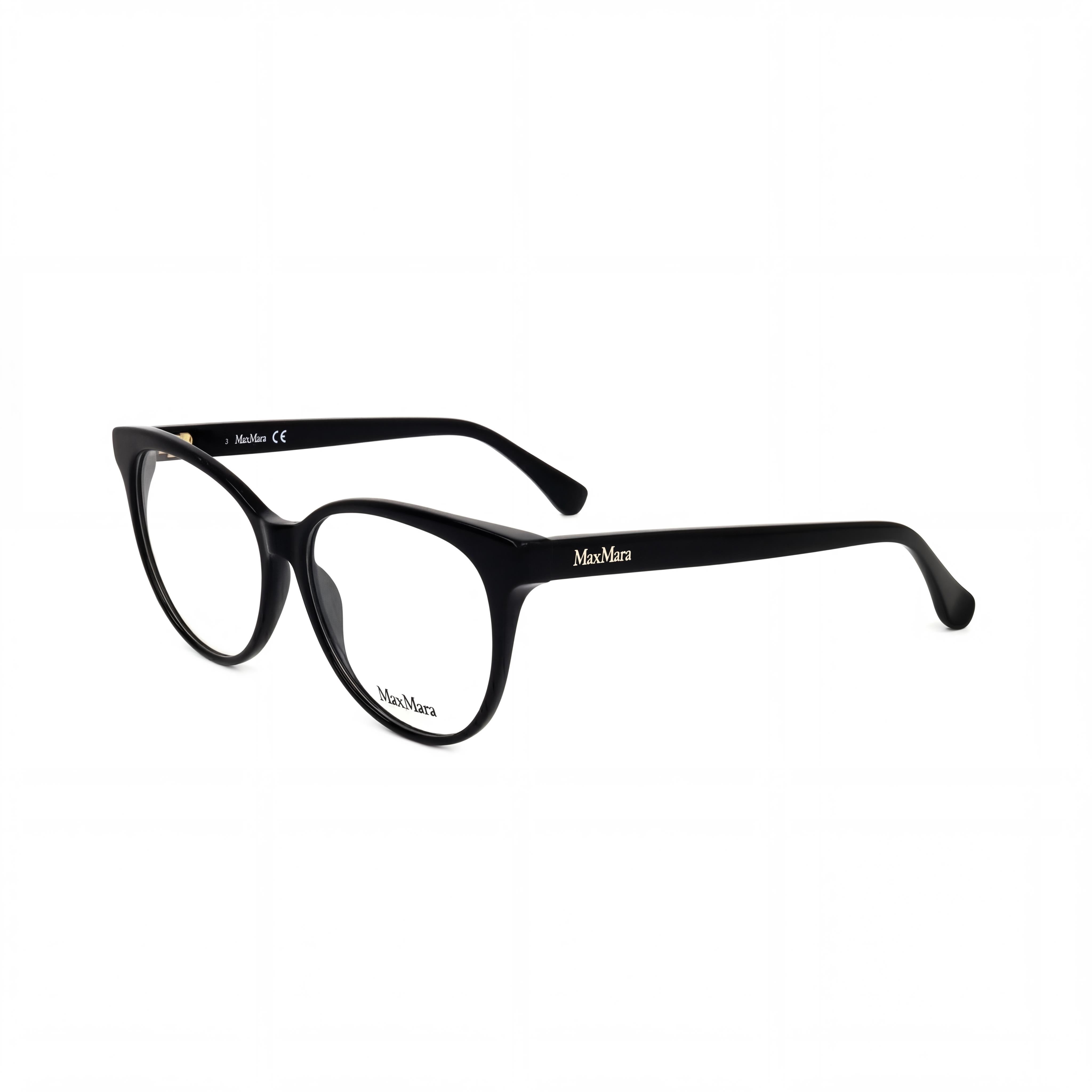 Gafas MaxMara MM5012 Ovaladas Unisex Negras, Acetato 54mm, Photo 1