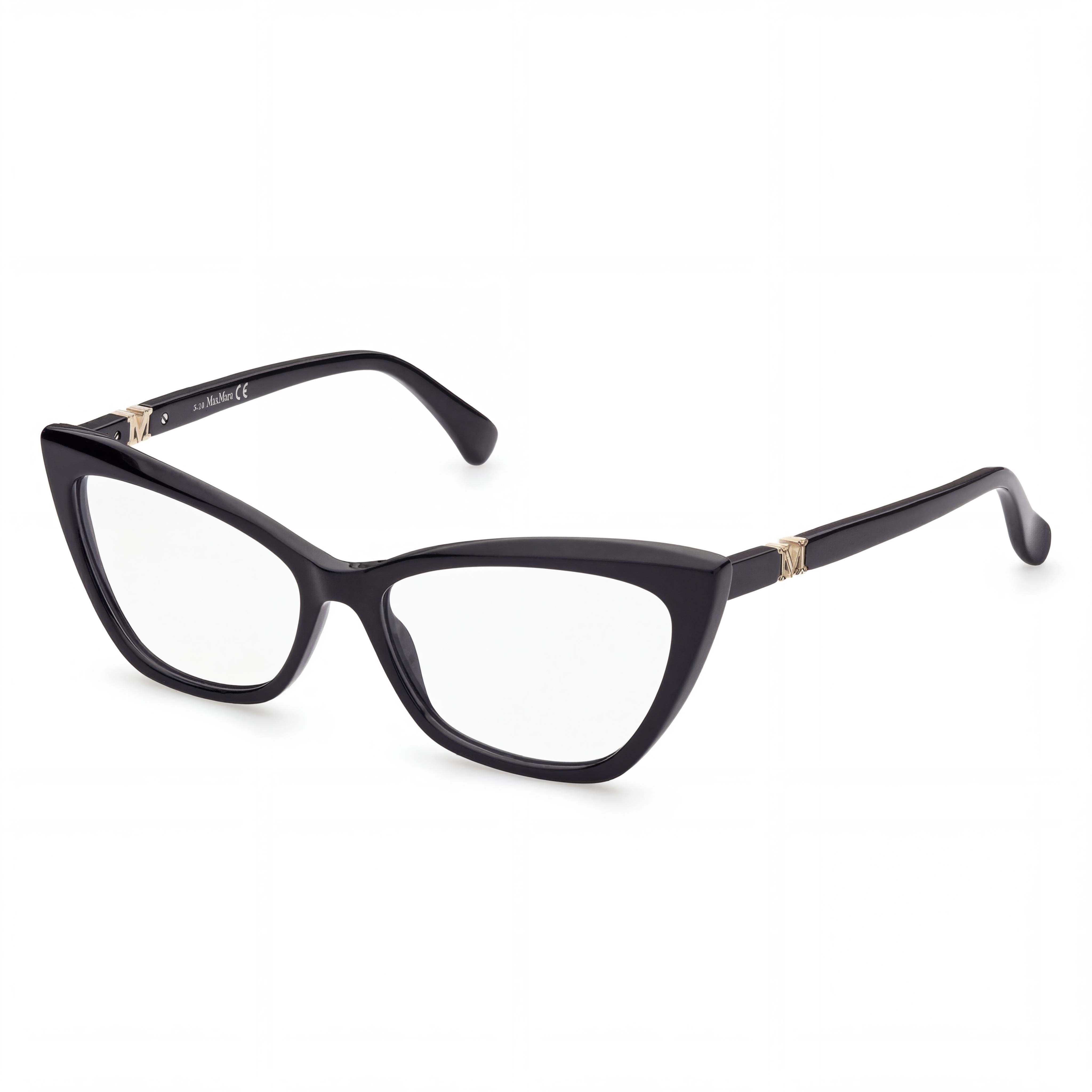 Gafas de sol MaxMara MM5016 de acetato negras estilo ojo de gato para mujer, Photo 1
