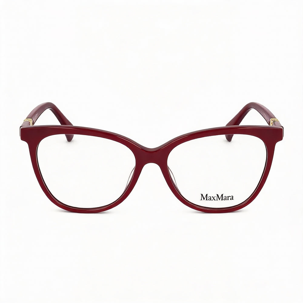 MaxMara MM5018 Cat Eye Eyeglasses for Women — front view, Plastic
