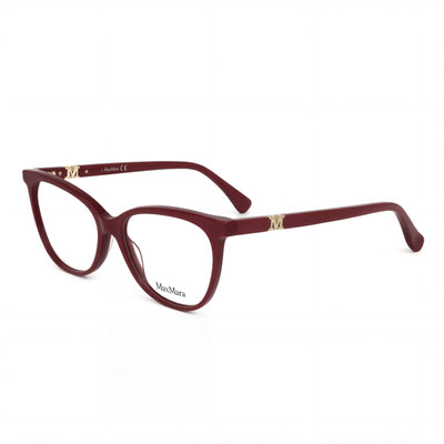 MaxMara MM5018 Red Cat Eye Eyeglasses for Women, Plastic frame