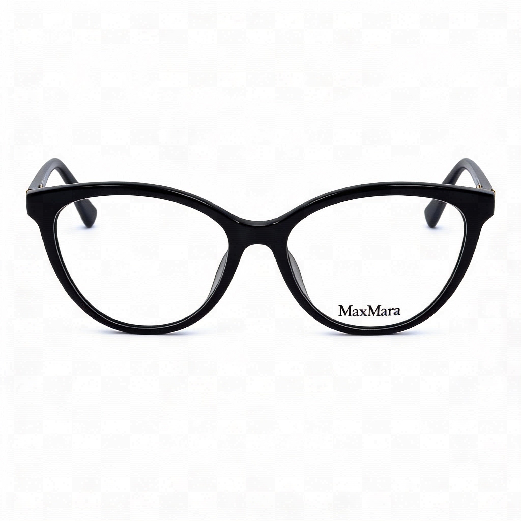 MaxMara MM5024 Black Cat Eye Eyeglasses for Women, Acetate 54mm, Photo 2