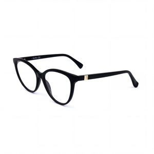 MaxMara MM5024 Black Cat Eye Eyeglasses for Women, Acetate frame