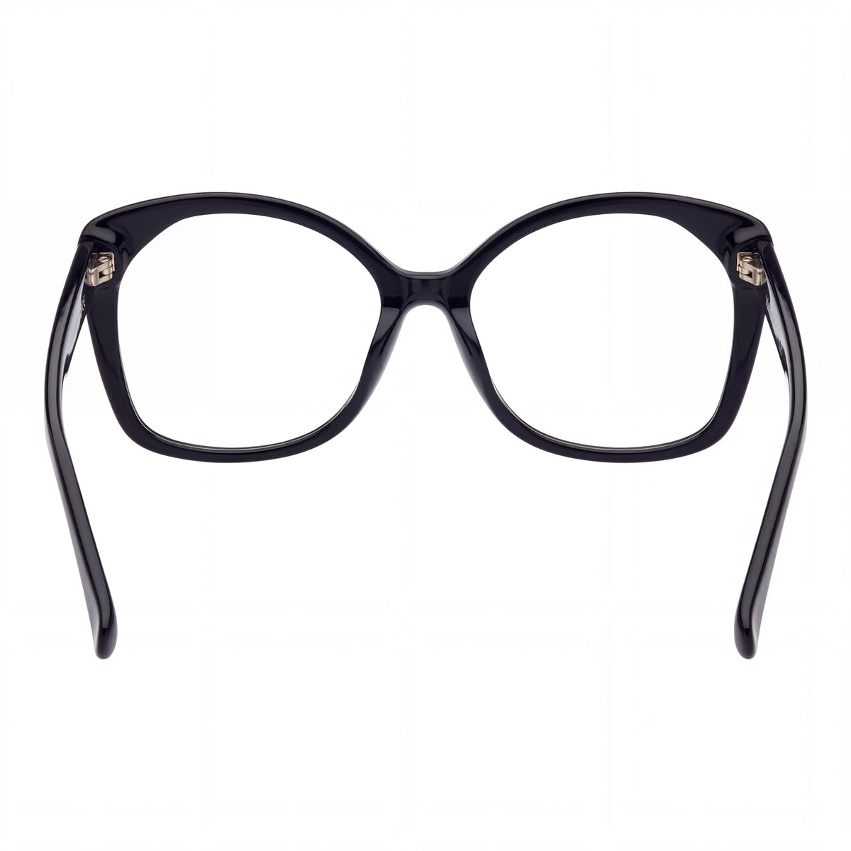 MaxMara MM5029 Gafas Unisex Rectangulares Negras, Plástico 57mm, Photo 3