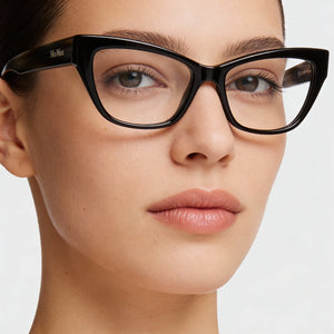 MaxMara MM5053 Black Eyeglasses Women — lifestyle wear, office and reading
