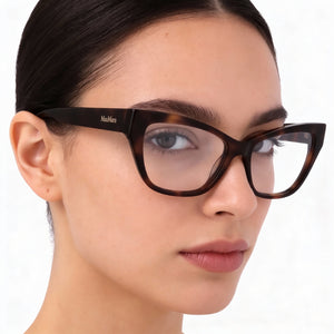 MaxMara MM5053 Havana Eyeglasses Women — lifestyle wear, office and reading