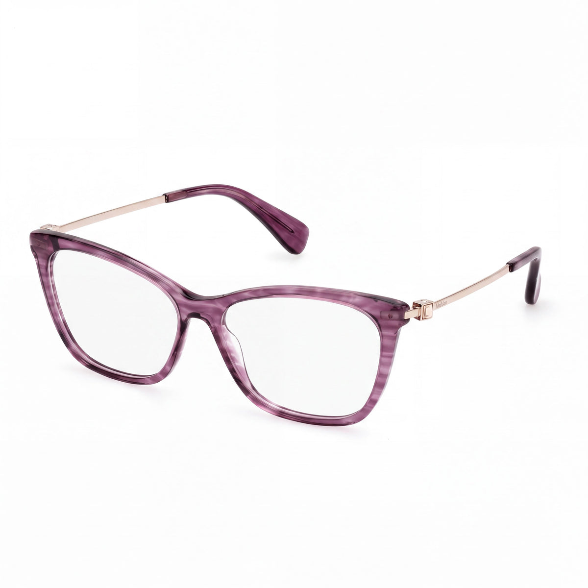 Gafas graduadas rectangulares MaxMara MM5070 color violeta para mujer, acetato 54mm, Photo 1