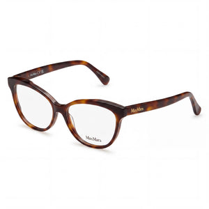 MaxMara MM5093 Havana Square Eyeglasses for Women, Acetate frame