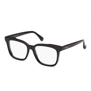 MaxMara MM5095 Black Square Eyeglasses for Women, Plastic frame