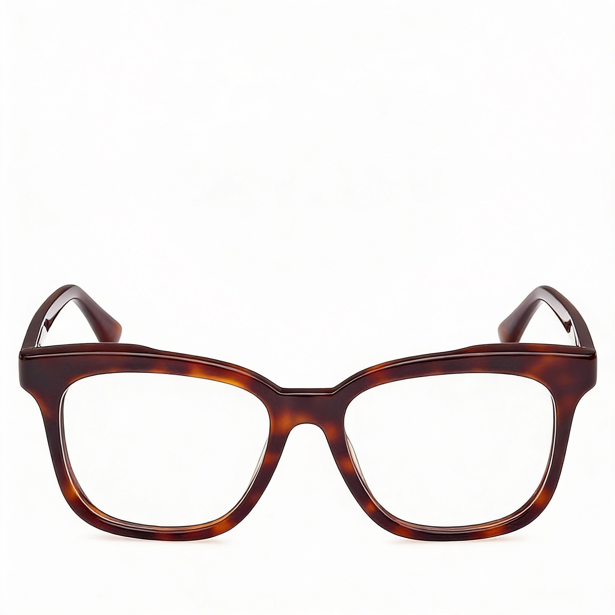MaxMara MM5095 Classic Havana Square Eyeglasses for Women, Photo 2