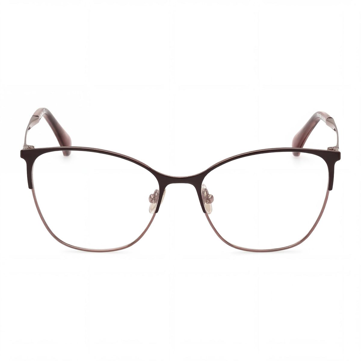 Gafas graduadas MaxMara MM5104 de metal color bronce, estilo ojo de gato para mujer, 55 mm, Photo 2