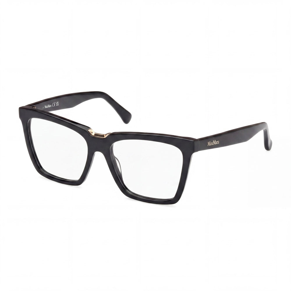 MaxMara Mm5111 Black Rectangle Eyeglasses for Men, Plastic frame
