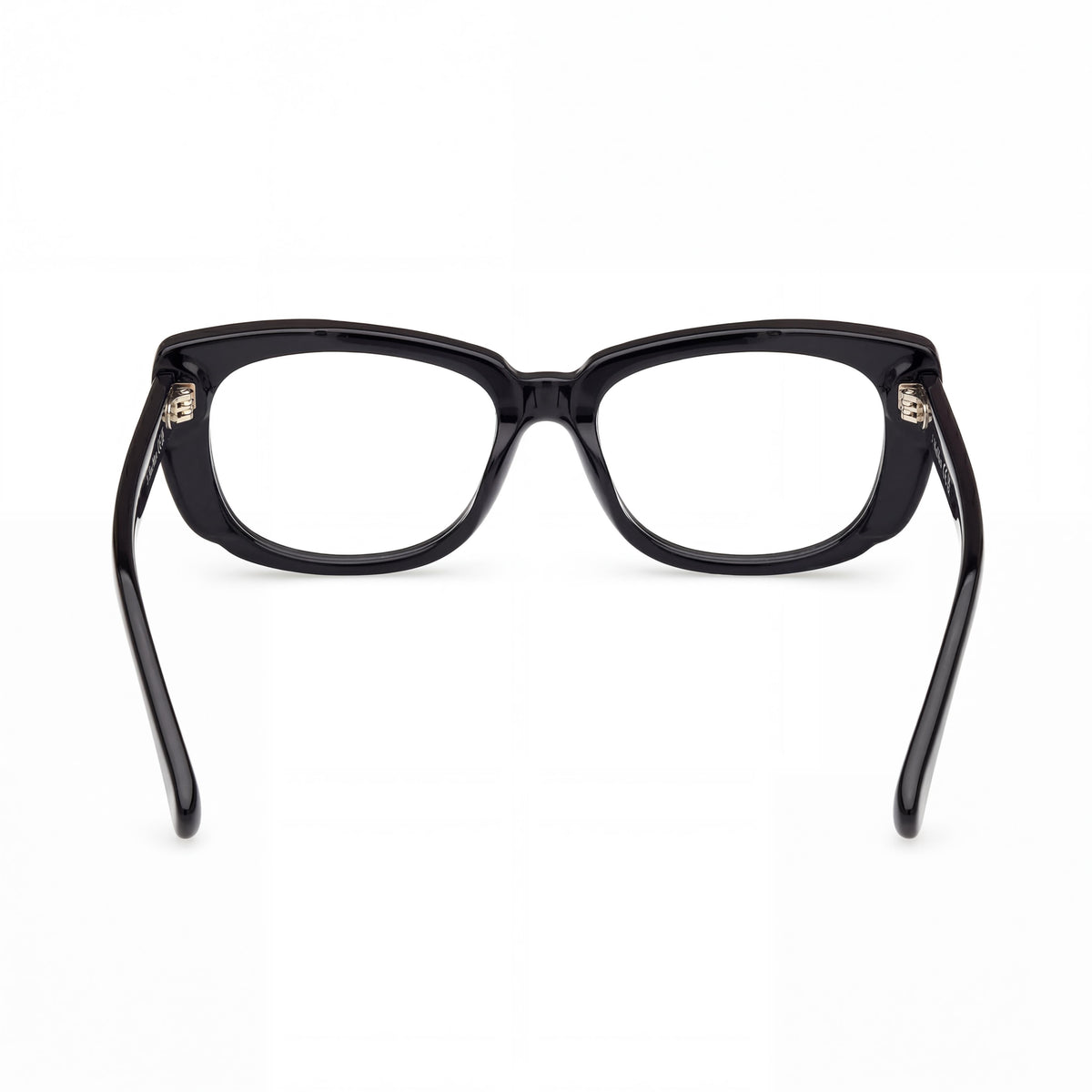 MaxMara Mm5114 Shiny Black Rectangle Eyeglasses for Women, 54mm, Photo 3
