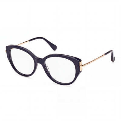 MaxMara Mm5116 Black Oval Eyeglasses for Men, Plastic frame