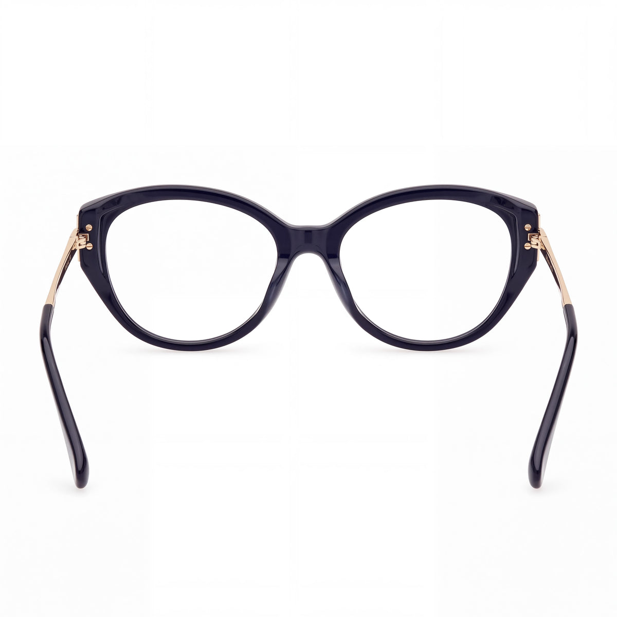 MaxMara Mm5116 Black Oval Eyeglasses for Men, Plastic 52mm, Photo 4