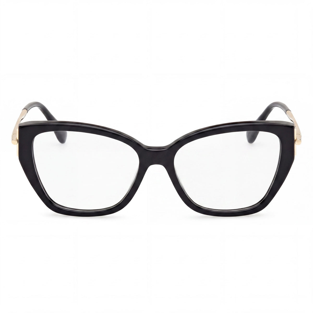 Gafas de sol para mujer MaxMara Mm5117 ojo de gato, color negro y oro pálido, 55mm, Photo 2