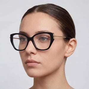 MaxMara Mm5117 Black Eyeglasses Women — lifestyle wear, open-plan offices and shared desks