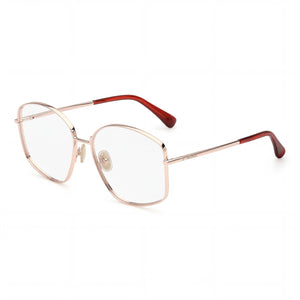 MaxMara Mm5146 Gold Round Eyeglasses for Women, Metal frame