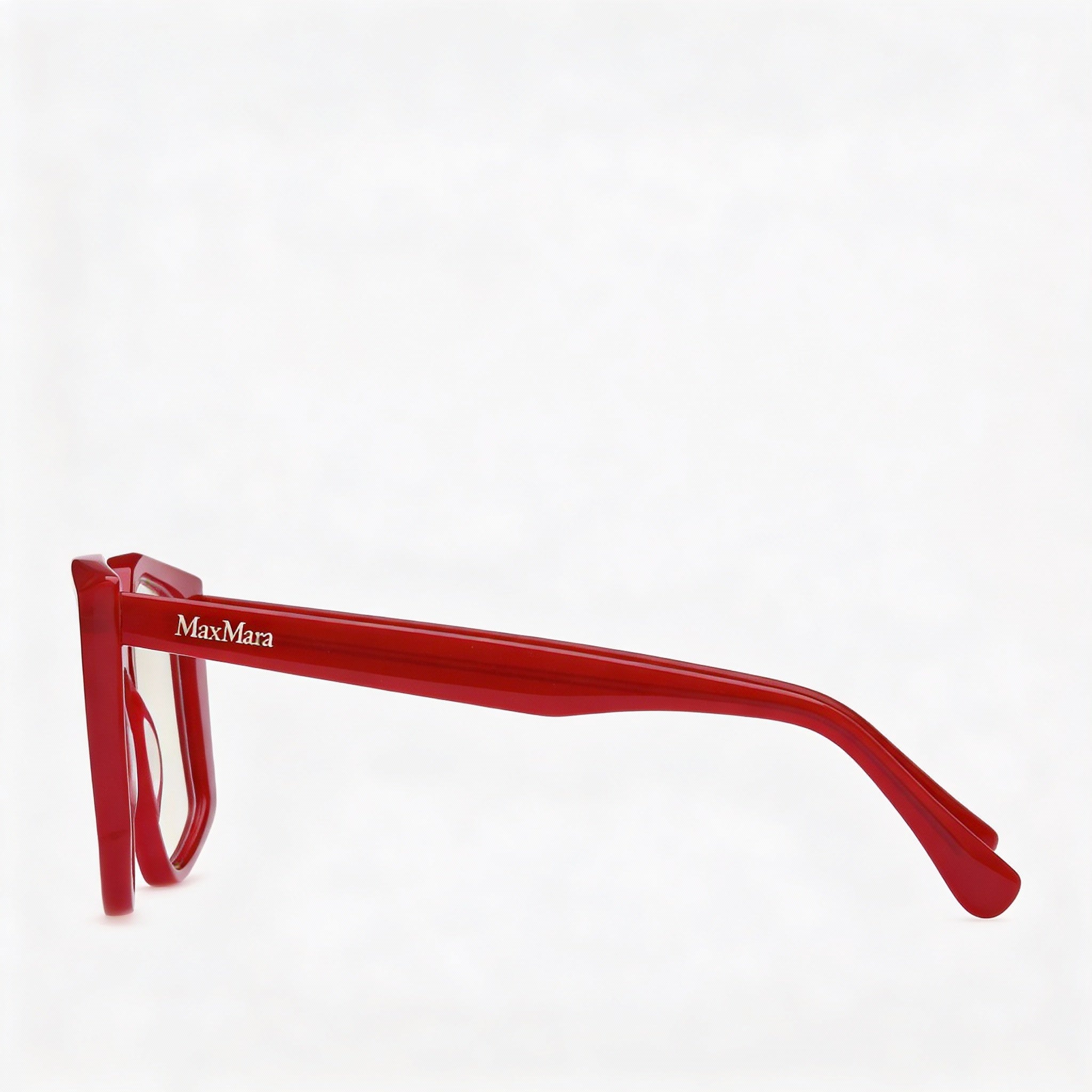 MaxMara MM5162-B Red Rectangle Eyeglasses for Women, Plastic, Photo 2
