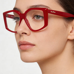 MaxMara MM5162-B Red Eyeglasses Women — lifestyle wear, office and reading