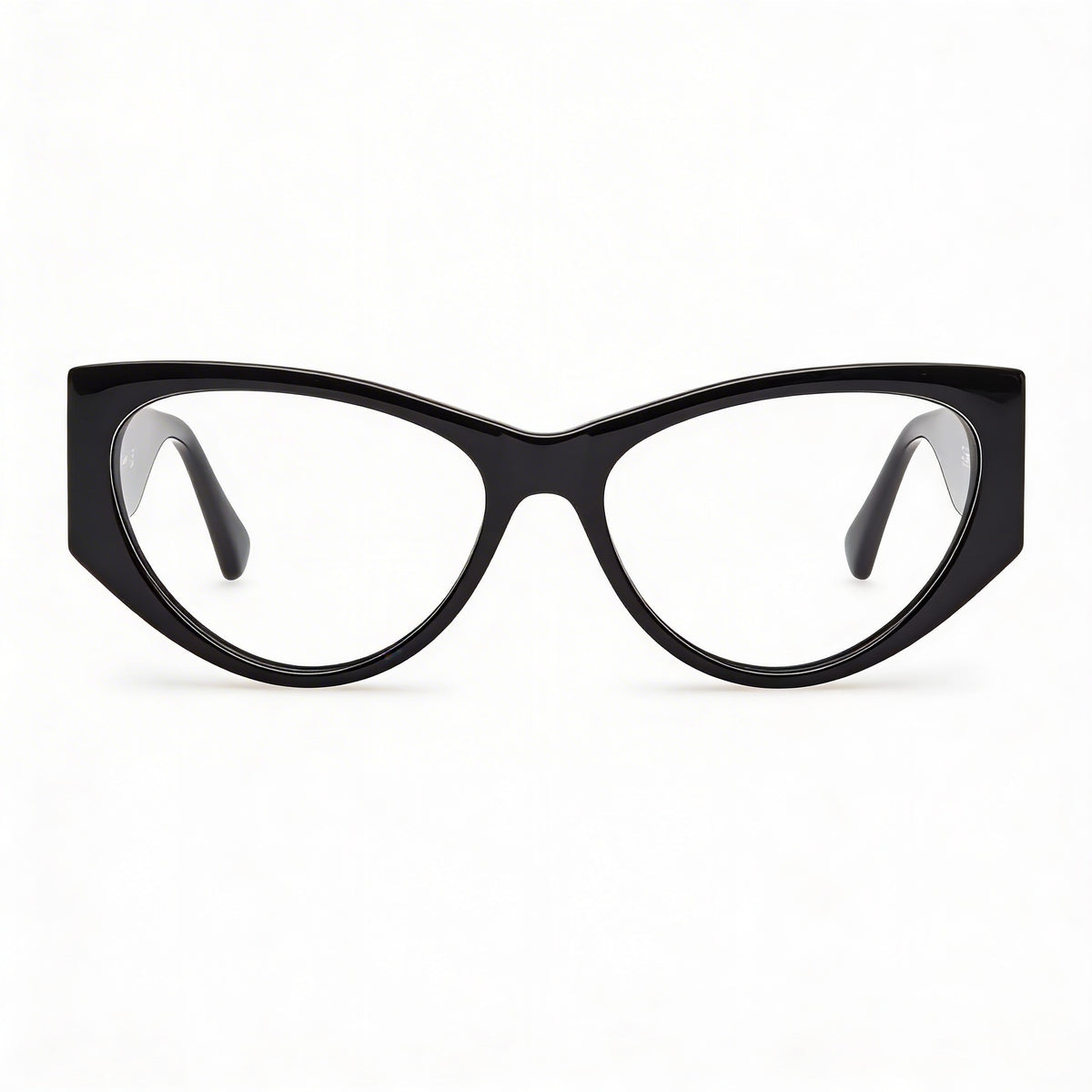 Gafas MaxMara Mm5174 ojo de gato negras brillantes para mujer, 55mm, Photo 2