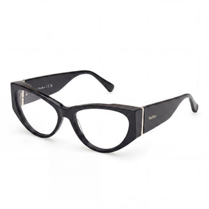 MaxMara Mm5174 Black Cat Eye Eyeglasses for Women, Plastic frame